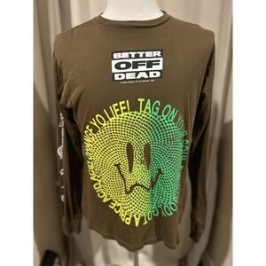 Flatbush Zombies (we The Glorious) 2020 Better Off Dead T Shirt‎ M Brown